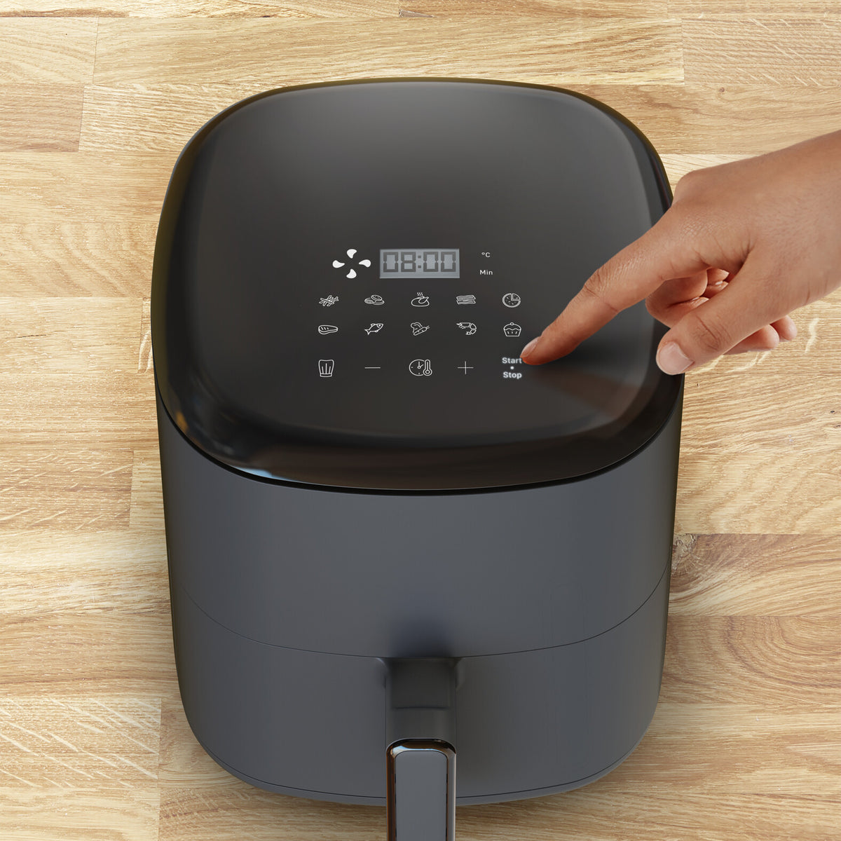 Tefal Easy Fry Max EY245B Single 5 L Stand-alone 1500 W Hot air fryer Grey