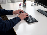 Mousetrapper Type Midi - NORDIC tastatur Hjemme/kontor USB + RF Wireless + Bluetooth QWERTY Nordisk Sort