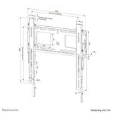 Neomounts WL30-750BL14 tv-beslag 190,5 cm (75") Sort