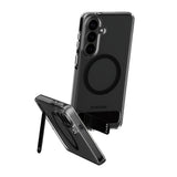 CARE by PanzerGlass Case Transparent w. Black Kickstand & Qi Samsung Galaxy S26+