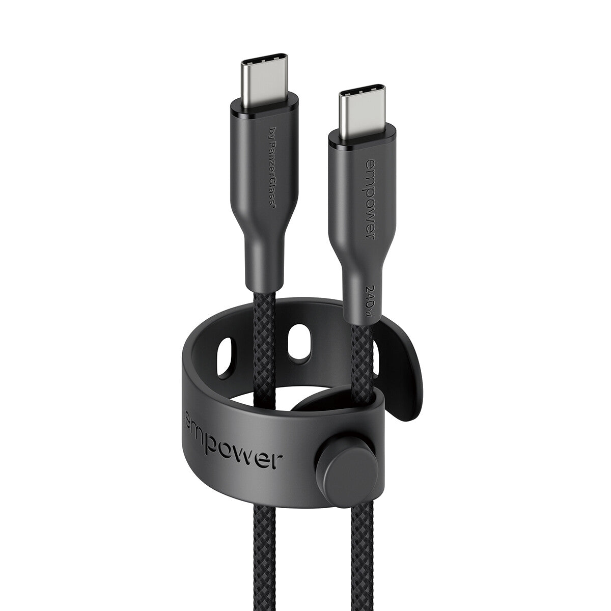 PanzerGlass empower™ by ® Racing 240W USB-C to USB-C Kabel | USB 2.0 | 1.2M | Space Black