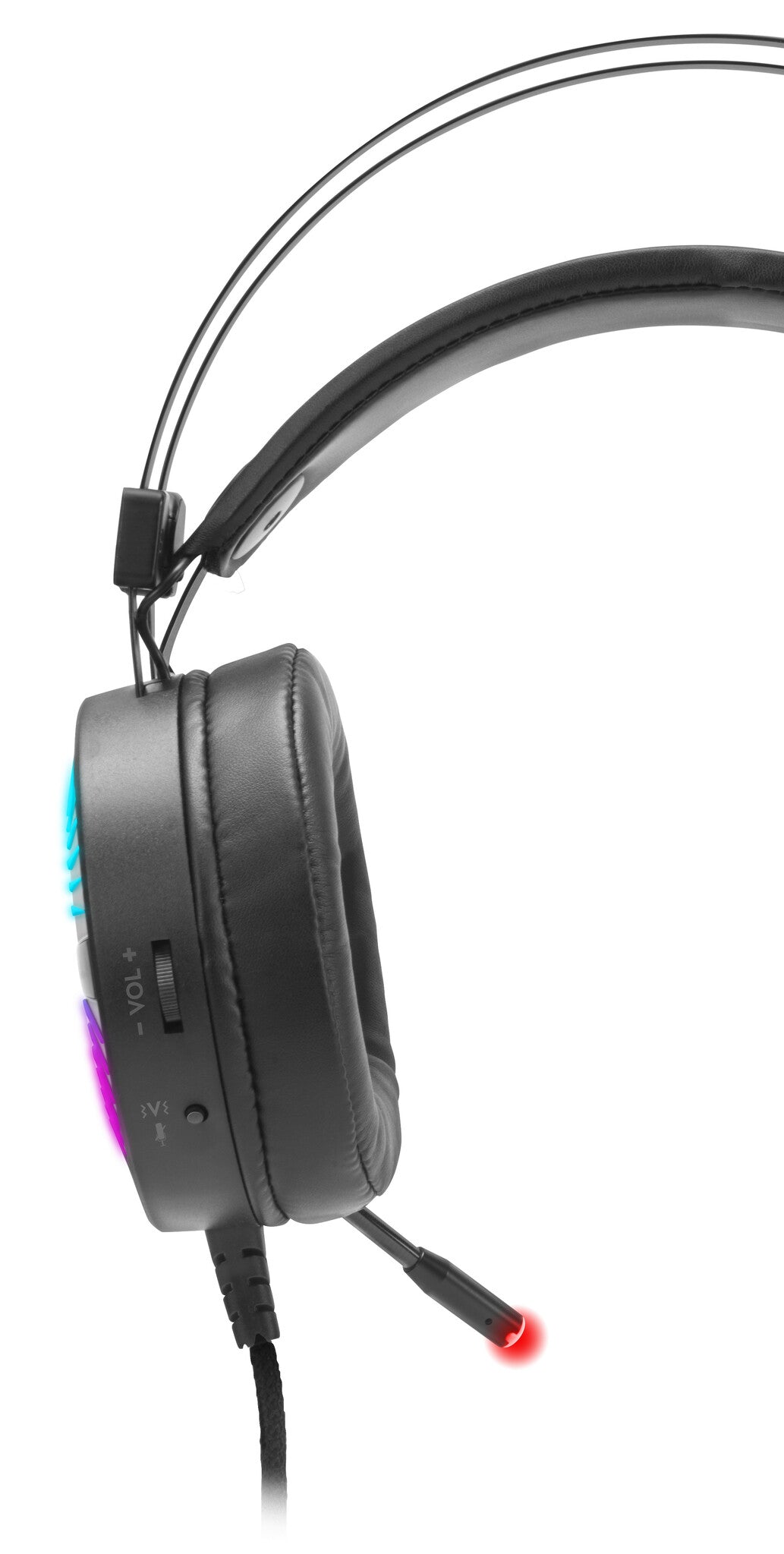 SPEEDLINK QUYRE RGB 7.1 Headset Ledningsført Spil USB Type-A Sort