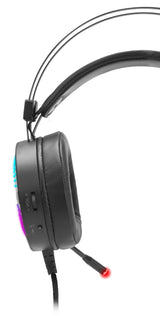 SPEEDLINK QUYRE RGB 7.1 Headset Ledningsført Spil USB Type-A Sort