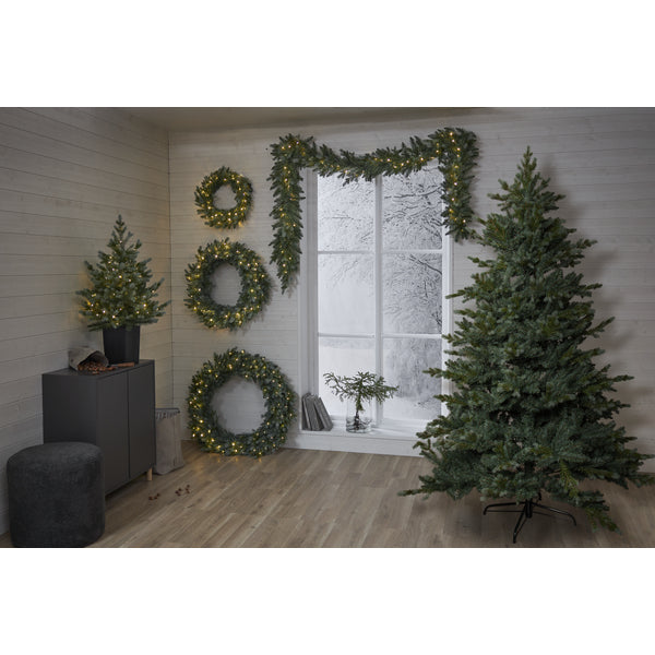 Star Trading Torpa 5 arm hvid adventsstage