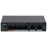 Dahua Technology DH-CS4006-4GT-60 netværksswitch Administreret L2 Gigabit Ethernet (10/100/1000) Strøm over Ethernet (PoE) Sort