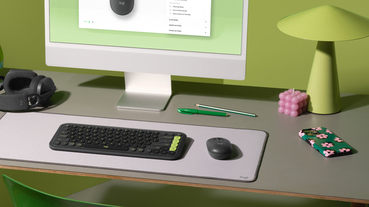 Logitech POP mus Universel Ambidextrous Bluetooth Optisk 4000 dpi