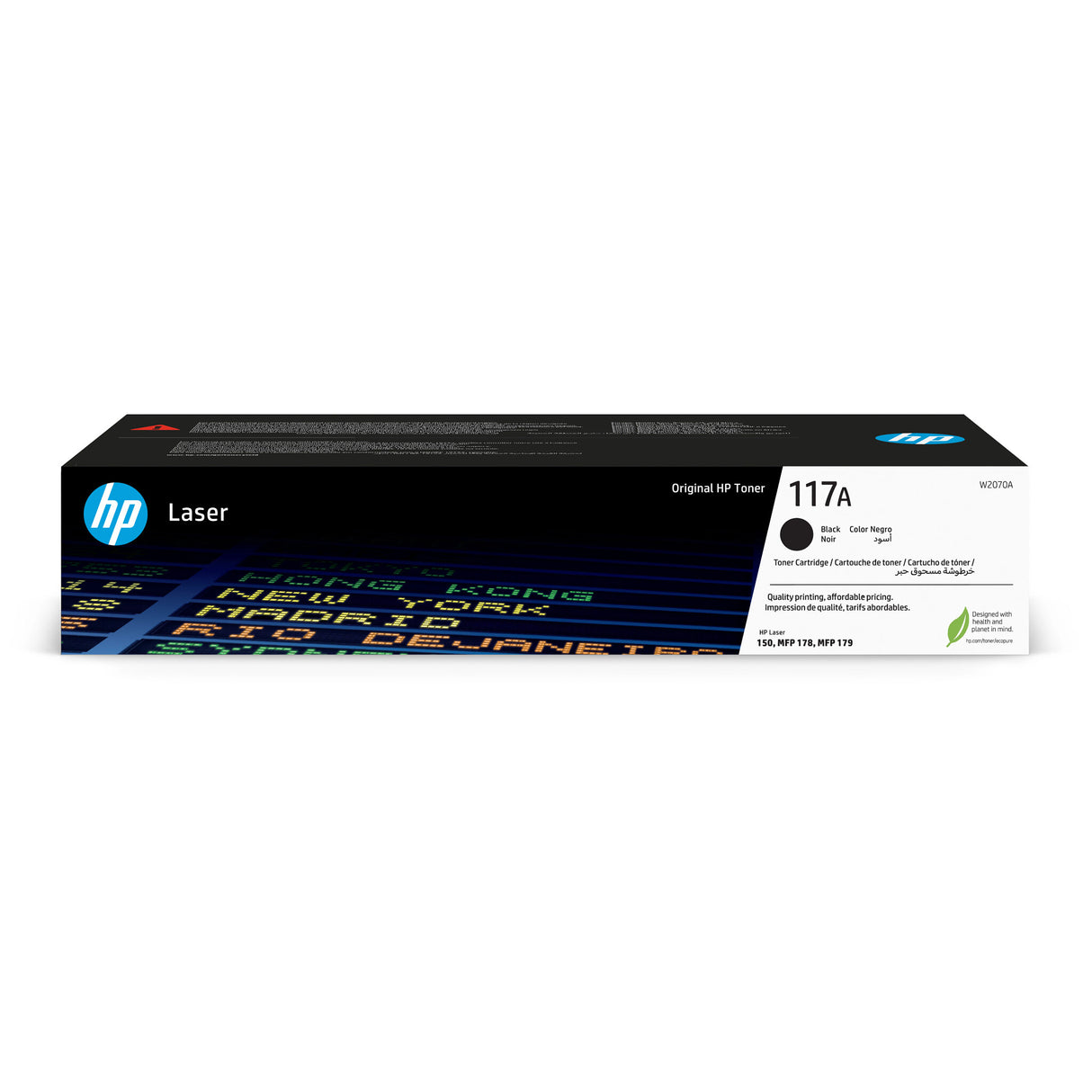 HP 117A Original lasertonerpatron, sort