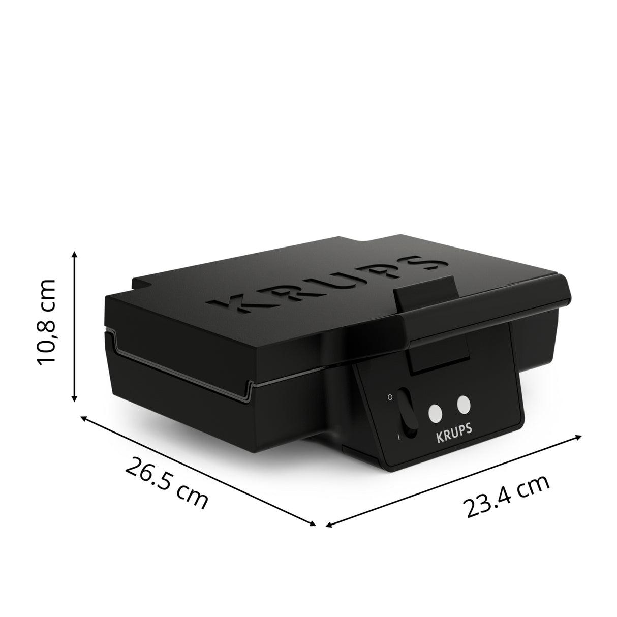 Krups FDK Iconic FDK462 sandwichtoaster 850 W Sort