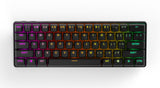 Steelseries Apex Pro Mini tastatur Spil USB + RF Wireless + Bluetooth QWERTY Nordisk Sort