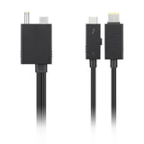 Lenovo 4X91K16970 Thunderbolt kabel 0,7 m 40 Gbit/sek. Sort