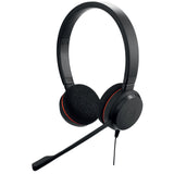 Jabra Evolve 20 Headset Ledningsført Kontor/Callcenter USB Type-A Sort