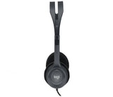 Logitech H111 Headset Ledningsført Kontor/Callcenter Sort