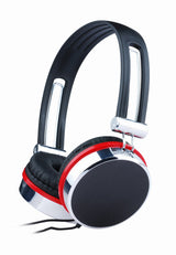Gembird MHS-903 hovedtelefoner/headset Ledningsført Opkald/musik Sort, Rød, Sølv