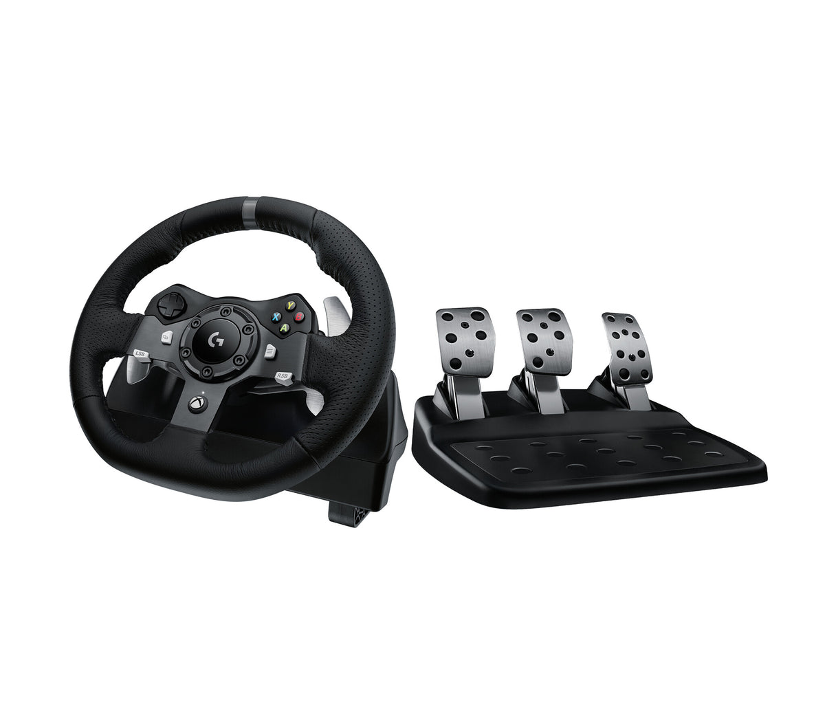 Logitech G G920 Sort USB Rat + Pedaler Analog/digital PC, Xbox One, Xbox Series S, Xbox Series X