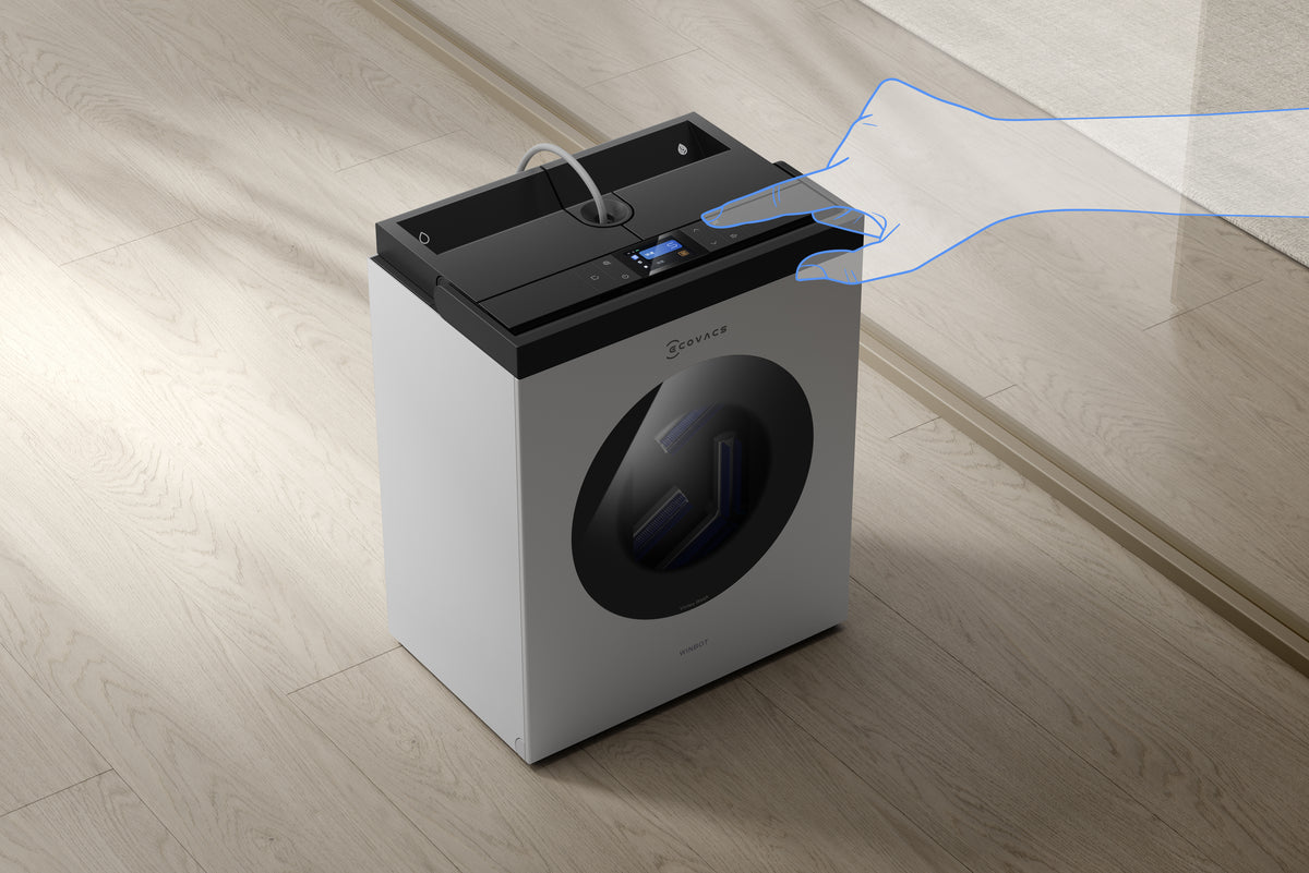 Ecovacs Winbot W3 OMNI Vinduesrenser robotstyret Sølv