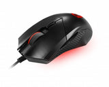 MSI Clutch GM08 mus Spil Ambidextrous USB Type-A Optisk 4200 dpi