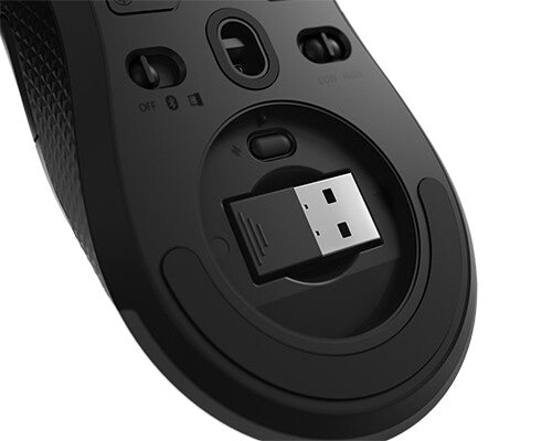 Lenovo Legion M600 Wireless Gaming mus Spil Ambidextrous RF Wireless + Bluetooth + USB Type-A Optisk 16000 dpi