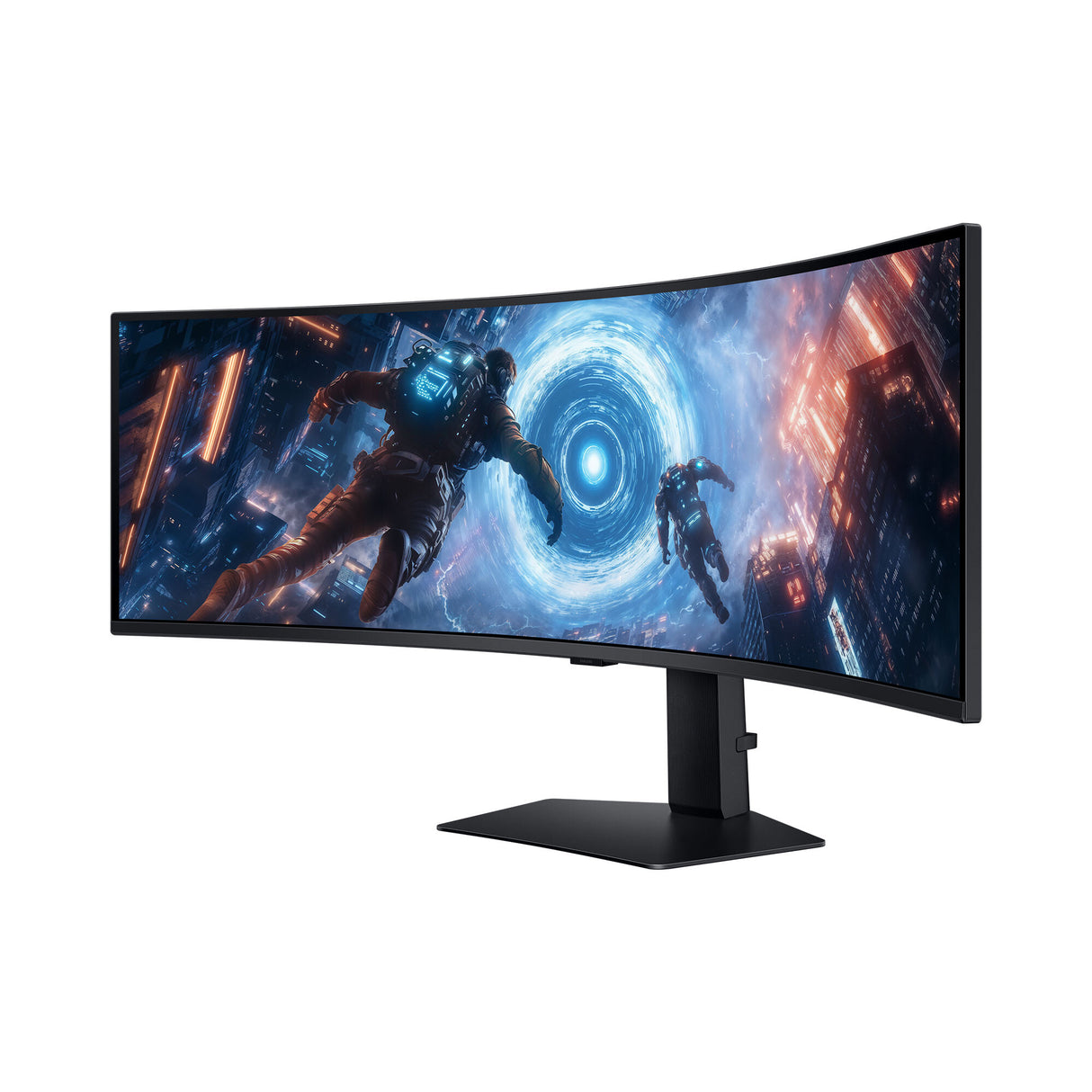 Samsung G91F computerskærm 124,5 cm (49") 5120 x 1440 pixel Dual QHD LCD Sort