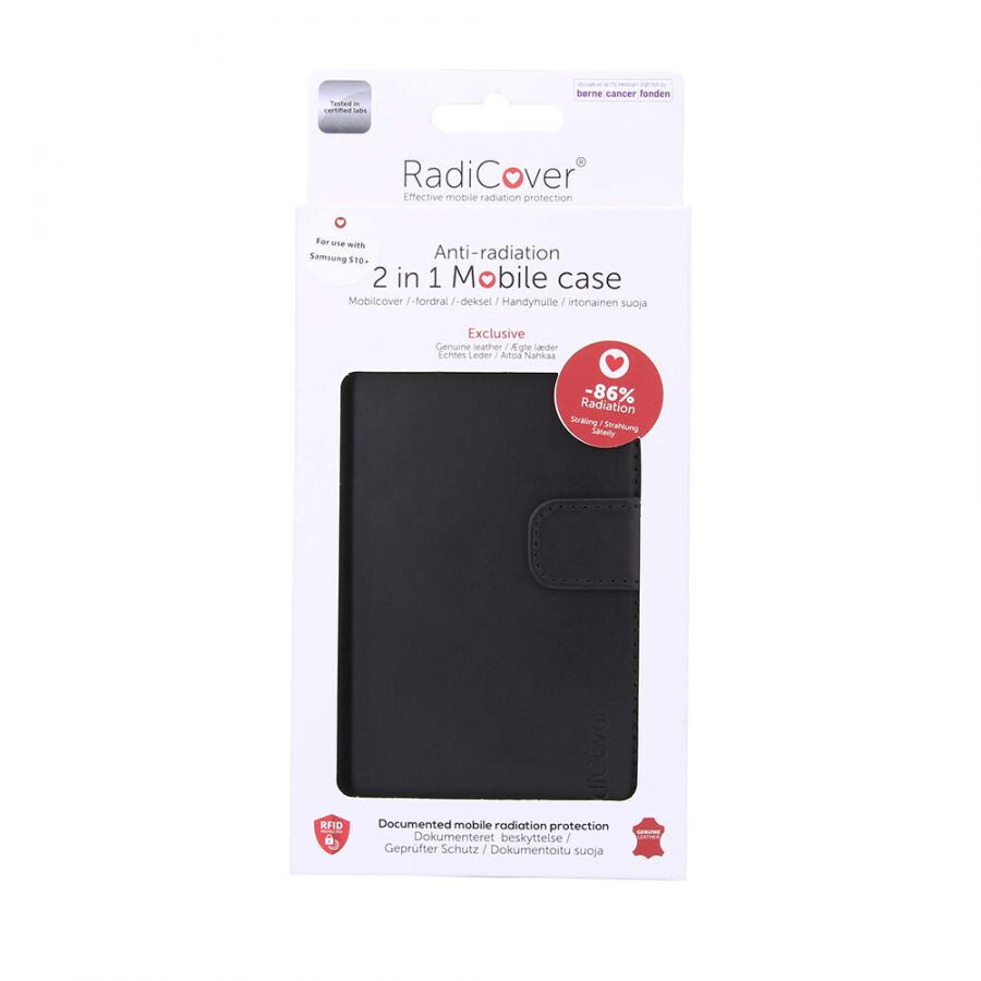 Radicover Exclusive 2-i-1 mobiltelefon etui 16,3 cm (6.4") Folie Sort