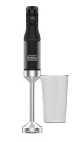 Black & Decker BXHB1501E Nedsænkning blender 1500 W Sort, Rustfrit stål