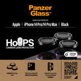 PanzerGlass ® Hoops® Kameralinsebeskytter Sort iPhone 14 Pro | 14 Pro Max