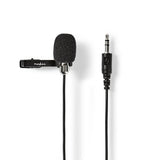 Nedis MICCJ105BK mikrofon Sort, Krom Clip-on mikrofon
