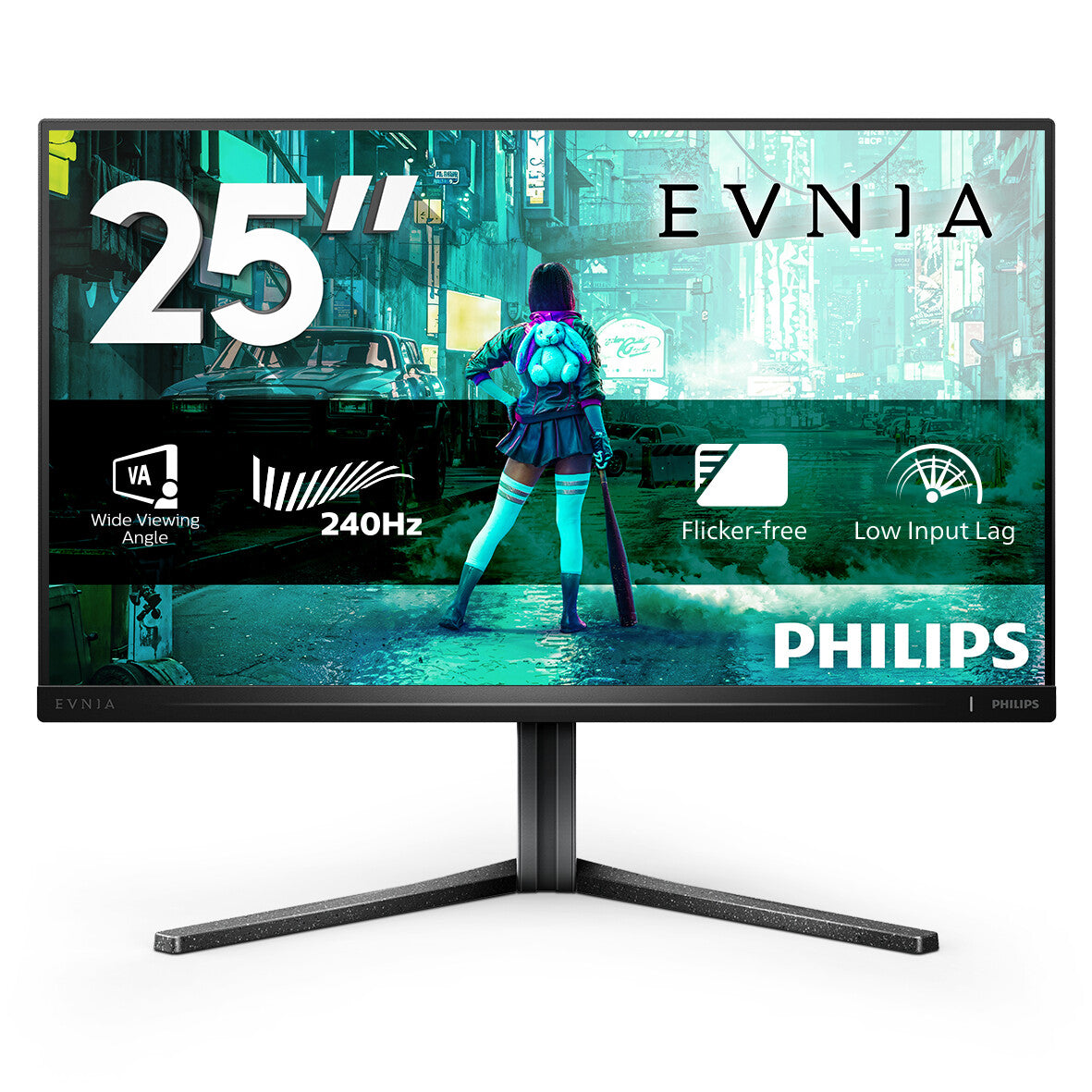 Philips Evnia 25M2N3200W/00 computerskærm 62,2 cm (24.5") 1920 x 1080 pixel Fuld HD LCD Grå