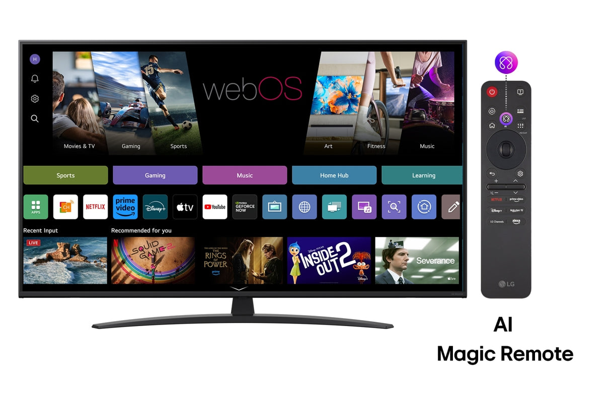 LG NanoCell AI 55NANO81A3A TV 139,7 cm (55") 4K Ultra HD Smart TV Wi-Fi Sort