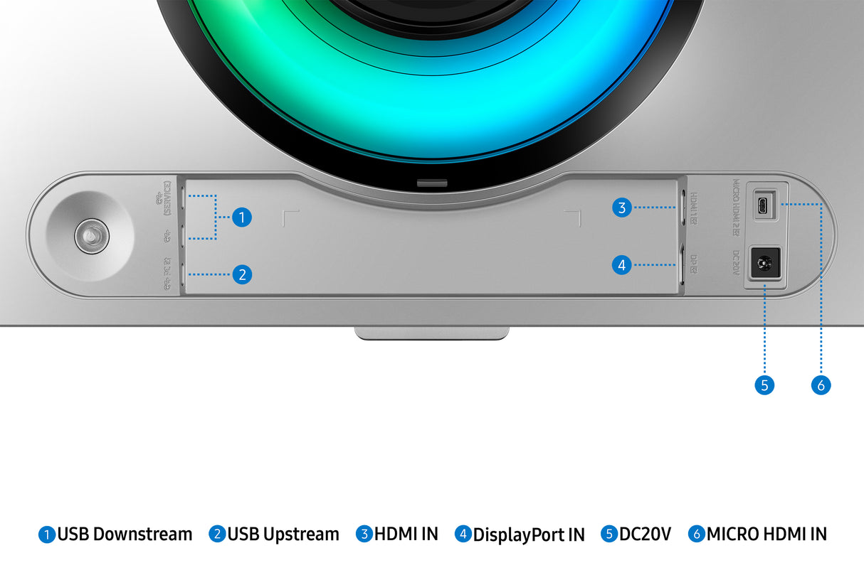 Samsung G93SC computerskærm 124,5 cm (49") 5120 x 1440 pixel Dual QHD OLED Sølv