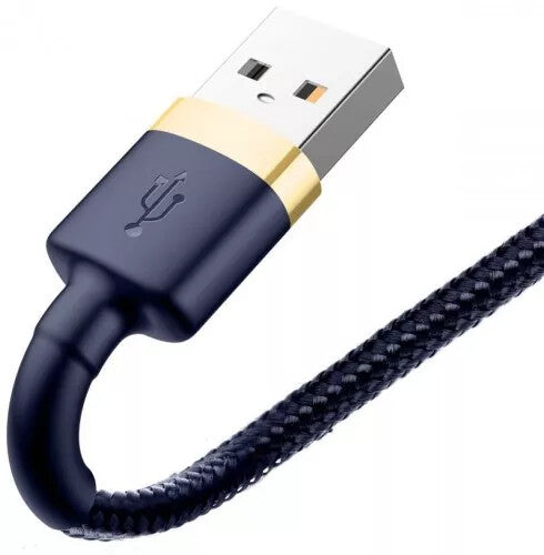 Baseus CALKLF-CV3 Lightning kabel 2 m Blå, Guld