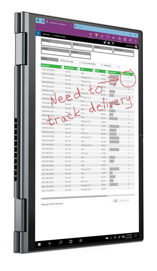 T1A Lenovo ThinkPad X1 Yoga Gen 6 Refurbished Intel® Core™ i7 i7-1185G7 Hybrid (2-i-1) 35,6 cm (14") Berøringsskærm 32 GB LPDDR4x-SDRAM 512 GB SSD Windows 11 Pro Grå
