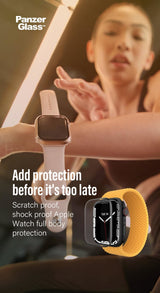 PanzerGlass ® Full body Case Sort Apple Watch SE 3 | SE | 6 | 5 | 4 | 44mm