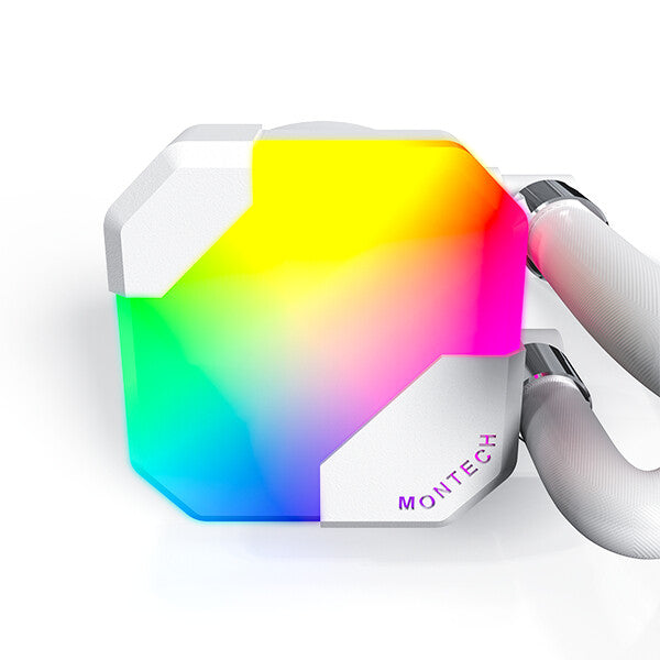 MONTECH Hyper Flow ARGB AIO Wasserkuhlung weiss - 360 mm
