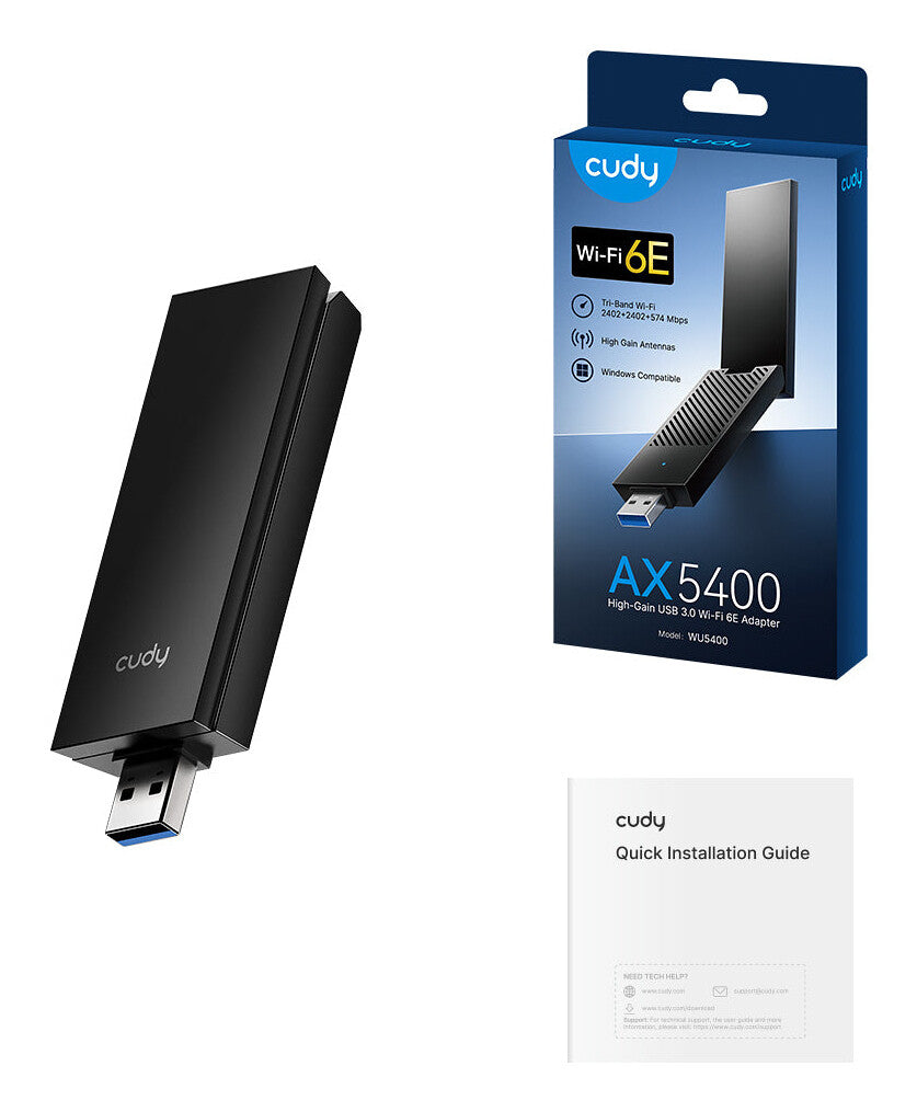 Cudy WU5400 netværkskort WLAN 2402 Mbit/s