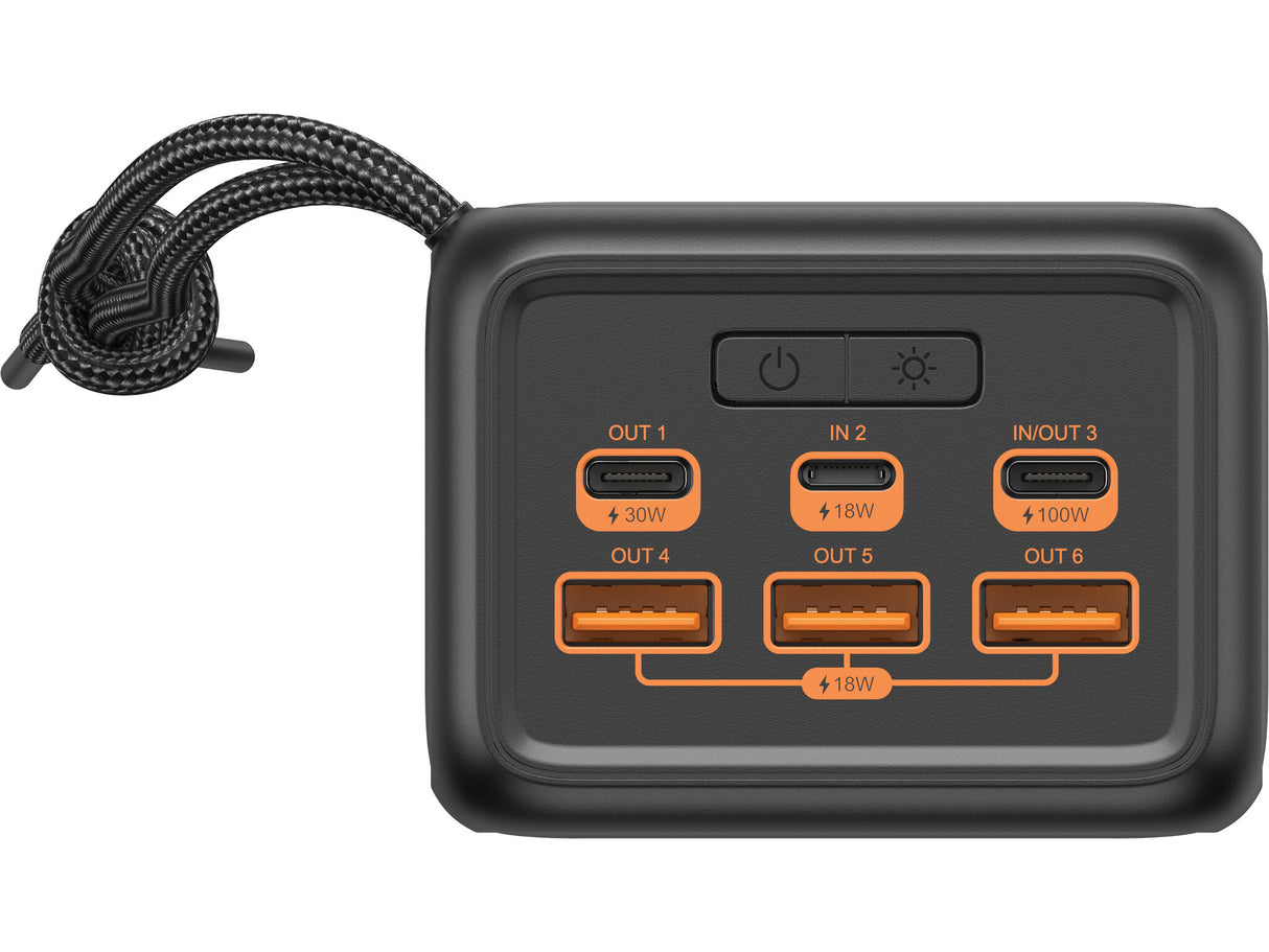 Sandberg 420-75 powerbank Lithium-Ion (Li-Ion) 50000 mAh Sort