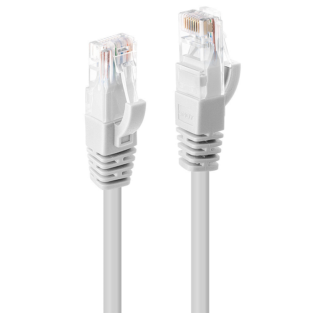 Lindy 48091 netværkskabel Hvid 0,5 m Cat6 U/UTP (UTP)