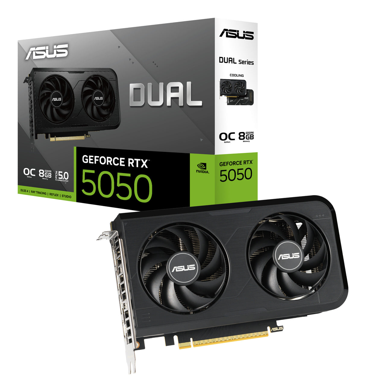 ASUS Dual -RTX5050-O8G NVIDIA GeForce RTX 5050 8 GB GDDR6