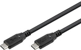 Goobay 74189 USB-kabel USB4 Gen 2x2 2 m USB C 20 Gbit/sek. 240 W Sort