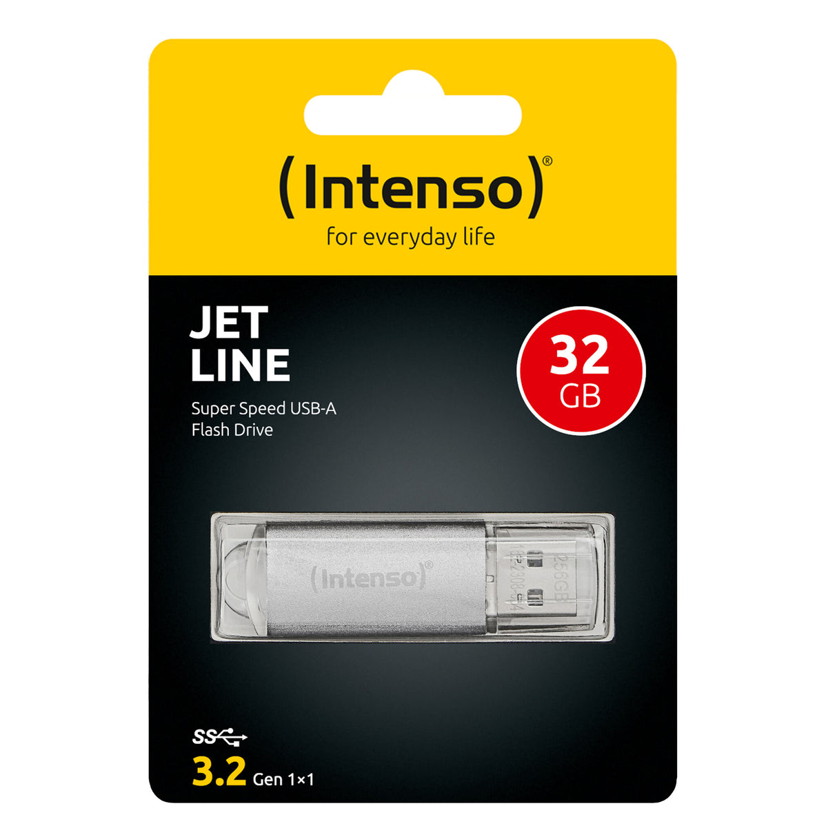 Intenso MEMORY DRIVE FLASH USB3.2 64GB/3541490 USB-nøgle USB Type-A 3.2 Gen 1 (3.1 Gen 1) Sølv