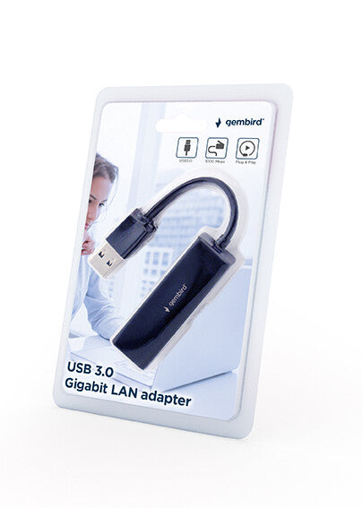 Gembird NIC-U3-02 netværkskort Ethernet 1000 Mbit/s