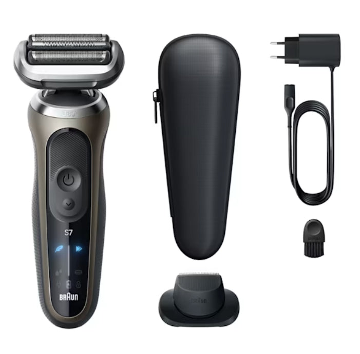Braun Series 7 72-C1200s Barbermaskine Sort Guld