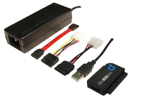 LogiLink Adapter USB 2.0 to 2,5 3,5 Zoll IDE SATA HDD OTB Lagringskontrol
