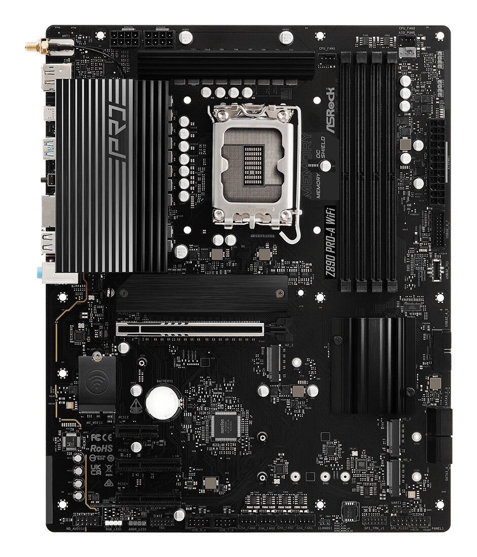 Asrock Z890 Pro-A WiFi Intel Z890 LGA 1851 (Socket V1) ATX