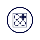 Electrolux LHR3233CK Sort Indbygget 29 cm Keramisk 2 zone(s)