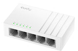 Cudy FS105D netværksswitch Ikke administreret Fast Ethernet (10/100) Hvid