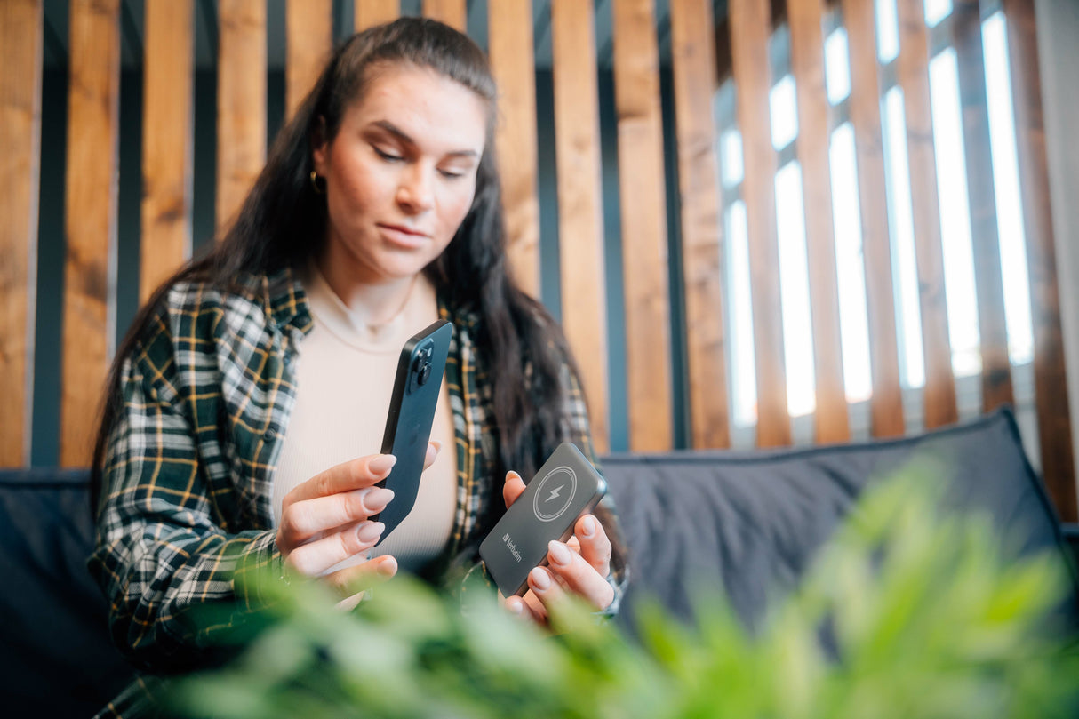 Verbatim Charge 'n' Go Lithium polymer (LiPo) 5000 mAh Trådløs opladning Grå