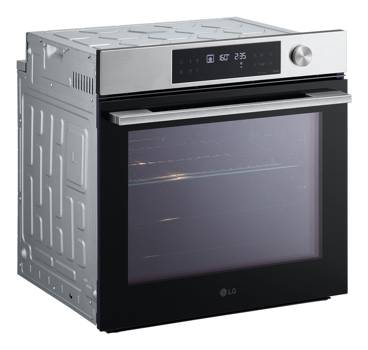 LG WSED7613S 76 L Sort, Rustfrit stål