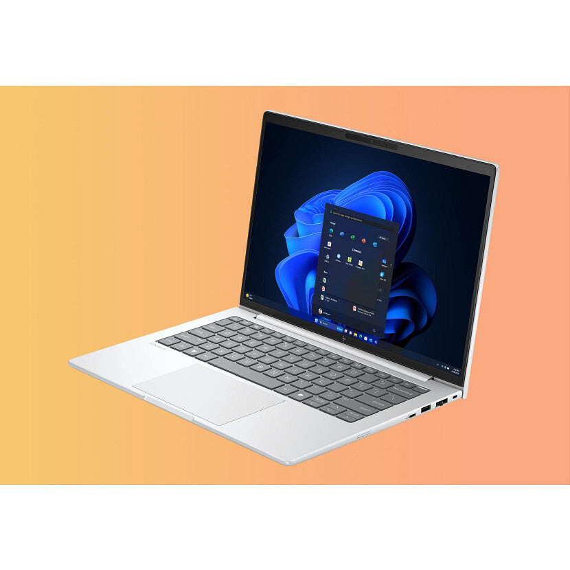 HP EliteBook 8 G1i 14 inch Notebook AI PC Intel Core Ultra 5 225U Laptop 35,6 cm (14") WUXGA 24 GB DDR5-SDRAM 512 GB SSD Wi-Fi 7 (802.11be) Windows 11 Pro Sølv