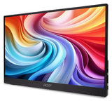 Acer PM161QB1bmiuux Bærbar skærm Sort 39,6 cm (15.6") 1920 x 1080 pixel