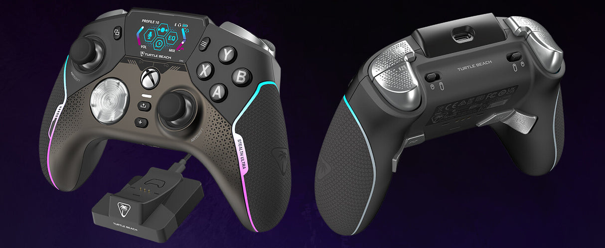 Turtle Beach Stealth Ultra Sort, Grå Bluetooth/USB Gamepad Analog/digital Android, PC, Xbox One, Xbox Series S, Xbox Series X